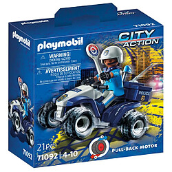 Playmobil® Playmobil 71092 - Policier et quad