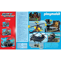 Playmobil® Playmobil Hélicoptère Forces Spéciales 71149