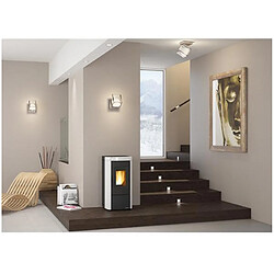 Avis La Nordica Extraflame Poêle à granulés de bois 7kw blanc/noir - MOIRAEVOBLANC - NORDICA EXTRAFLAME