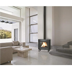 Avis Poêle à bois fonte 9kw anthracite - P647844 - Kaori - INVICTA