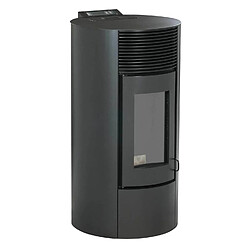 OPTIMO CRISTO 12 Poêle à granulés rond - Étanche - Puissance 12.4kW - Rendement 92.2% - Autonomie 25.7h - Réservoir 18kg