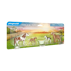 Playmobil® Playmobil Country 71000 Set Playmobil Country - 2 poneys islandais et poulains - Accessoires inclus - Dès 4 ans