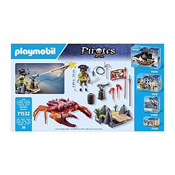Playmobil® Playmobil 71532 Pirate et crabe géant pas cher