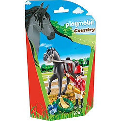 Playmobil® Playmobil 9261 Jockey avec Cheval
