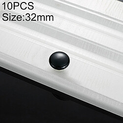 Wewoo Bouton de meuble en céramique - Noir