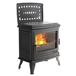 Avis Poêle à bois fonte 7kw anthracite - 366149 - Revin Top - GODIN