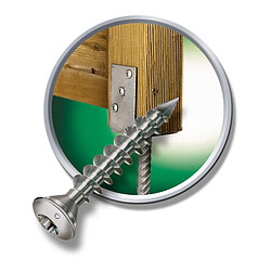 Spax vis de penture inox A2 TORX T40 - 8 x 50 mm