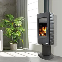 Acheter Poêle à bois 7.5kw anthracite - 389130 - Equirre - GODIN