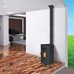 Avis Interstoves Kit conduit Vertical ou sortie toit pour Poêle à granulés 100/150 -