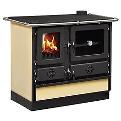 Interstoves Cuisinière à bois Magnum Thermo MBS en fonte | bouilleur sortie côté droit -
