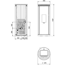 Acheter La Nordica Extraflame Poêle à granulés de bois 8kw noir - PAMELACRYSTAL - NORDICA EXTRAFLAME