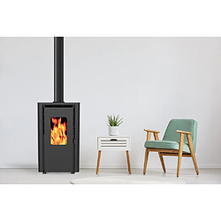 Avis Poêle à granulés de bois 6.1kw noir - ORPHEE 6 NOIR - SUPRA