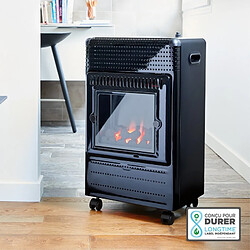 Favex poêle à gaz Ektor Fire 3400 W - Noir
