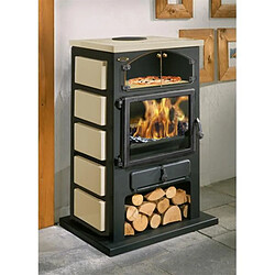 Avis Poêle à bois fonte 12kw noir - 350104000338 - Chamonix - GODIN