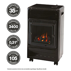 Acheter Favex poêle à gaz Ektor Fire 3400 W - Noir