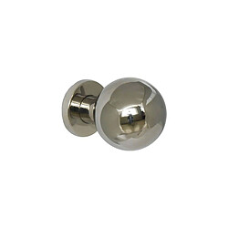 Boule de porte fixe en inox poli