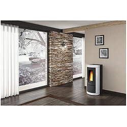 Avis La Nordica Extraflame Poêle à granulés de bois 8kw blanc - MIETTAEVOBLANC - Mietta Evo - NORDICA EXTRAFLAME