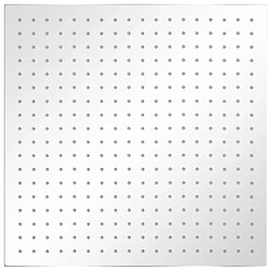Helloshop26 Lot de 2 pommes de douche carré - Inox 50x50 cm