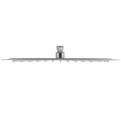 helloshop26 Lot de 2 Pommeaux Douche Carré - Inox