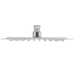 helloshop26 Lot de 2 Pommeaux Douche Carré - Inox