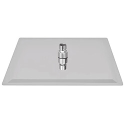 Avis helloshop26 Lot de 2 Pommeaux Douche Carré - Inox