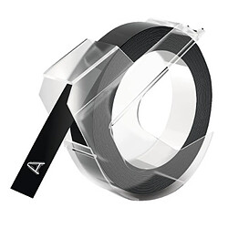 Dymo Ruban pour étiqueteuse - Noir Ruban pour étiqueteuse - auto-adhésif - ruban continu - compatible Dymo