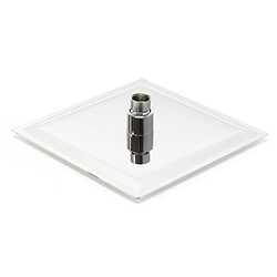 Helloshop26 Pommeau de Douche Carré - 25 x 25 cm Acier Inoxydable