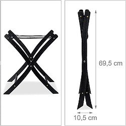 Helloshop26 Porte-bagages pliable - Bois