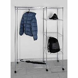 Paris prix Portant à vêtements sur pied - Argent