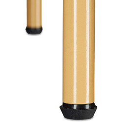 Helloshop26 Portant à vêtements tringle et rangement - Marron