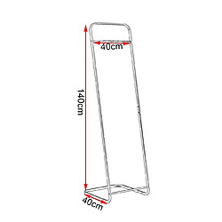 Helloshop26 Porte-manteaux mural noir et chêne