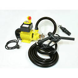 Varanmotors CYB600 Pompe à fuel/gasoil 230V 40l/min Pompe compacte - 600W - Débit 2400 l/h - Tuyaux et pistolet inclus
