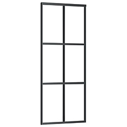 Avis VIDAXL - Porte coulissante Verre et Aluminium 76x205 cm