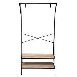 Pegane Portant sur pied bois et métal - Bois