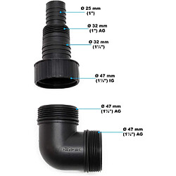 Pompe immergée automatique à flotteur intégré 550w - VP550W - ROBBY pas cher