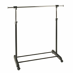 Paris Prix Portant à Vêtements - Chromé & Noir