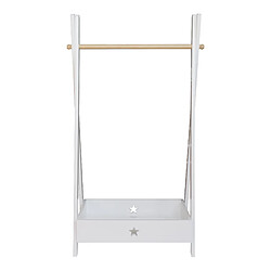 Acheter En.casa Portant garde-robe enfant - Blanc