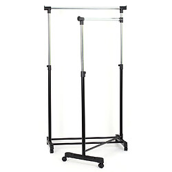 Pegane Portant double pivotant - Noir
