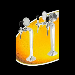 Ich-zapfe colonne de tirage bière 3 voies