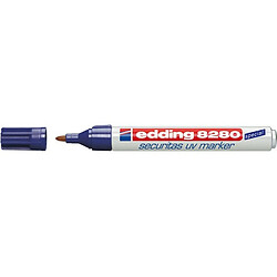 EDDING Marqueur UV 8280 - Incolore Marqueur UV - Encrage faible odeur - Visible sous lumière UV - Incolore