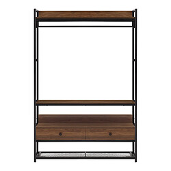 Helloshop26 Portant Métal MDF 03_0008138