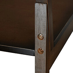 Helloshop26 Porte-serviettes sur pied - Chocolat