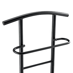 Helloshop26 Valet de chambre noir marron 107 cm