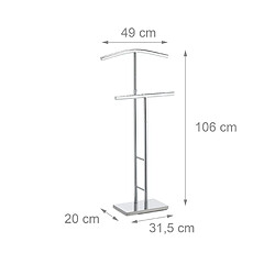 Helloshop26 Valet de chambre métal - Or