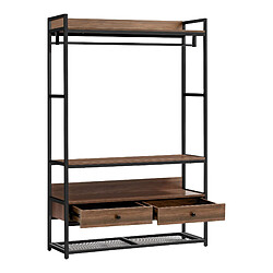 Helloshop26 Portant Métal MDF 03_0008138