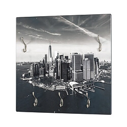 Pegane Porte-manteau mural Skyline Porte-manteau mural - 5 accroches - en inox - fixation à visser - style urbain