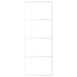 Avis vidaXL Porte coulissante - Verre ESG 76x205 cm - Blanc