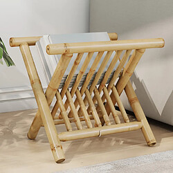 VidaXL Porte-revue Bambou