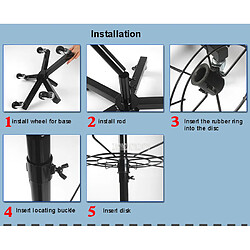 Avis Porte-manteau présentoir 7 niveaux - Noir