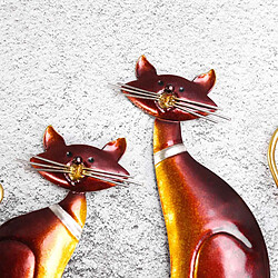 Acheter Patère murale chat en fonte - Marron